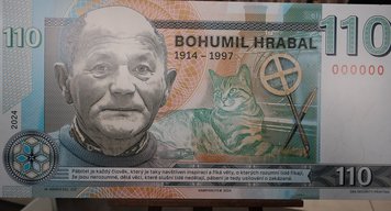 Polabské muzeum rámci veletrhu Sběratel představilo pamětní bankovku ke 110. výročí narození Bohumila Hrabala